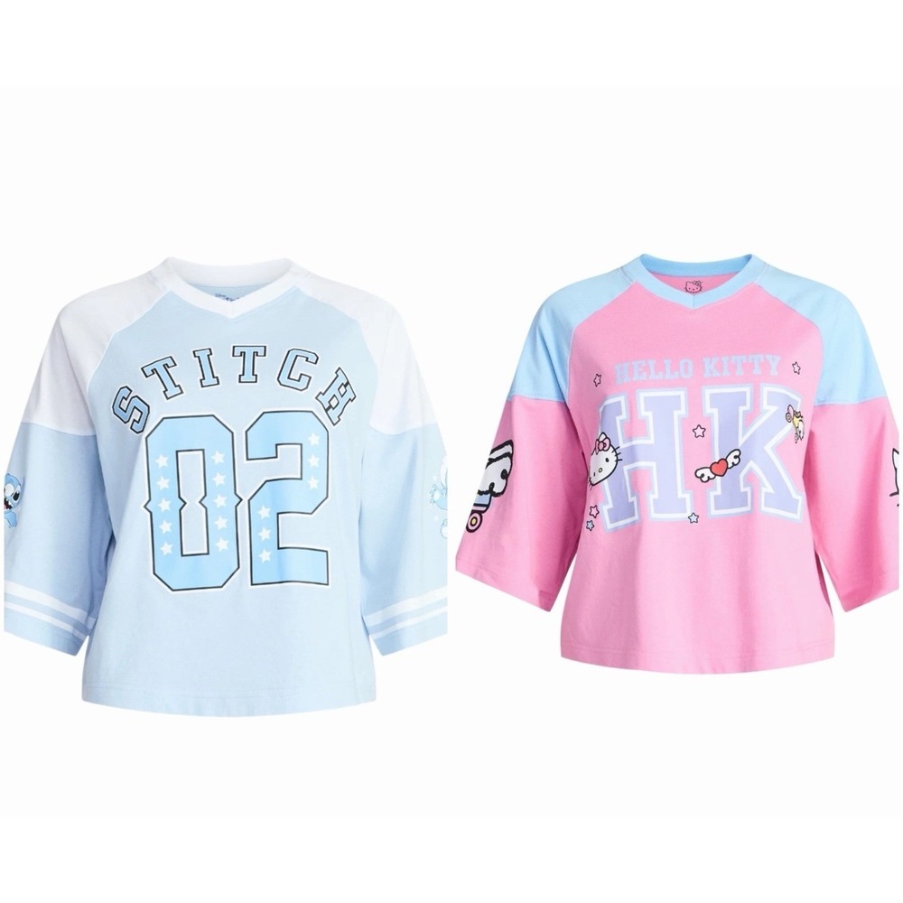 Women's short varsity tees XL